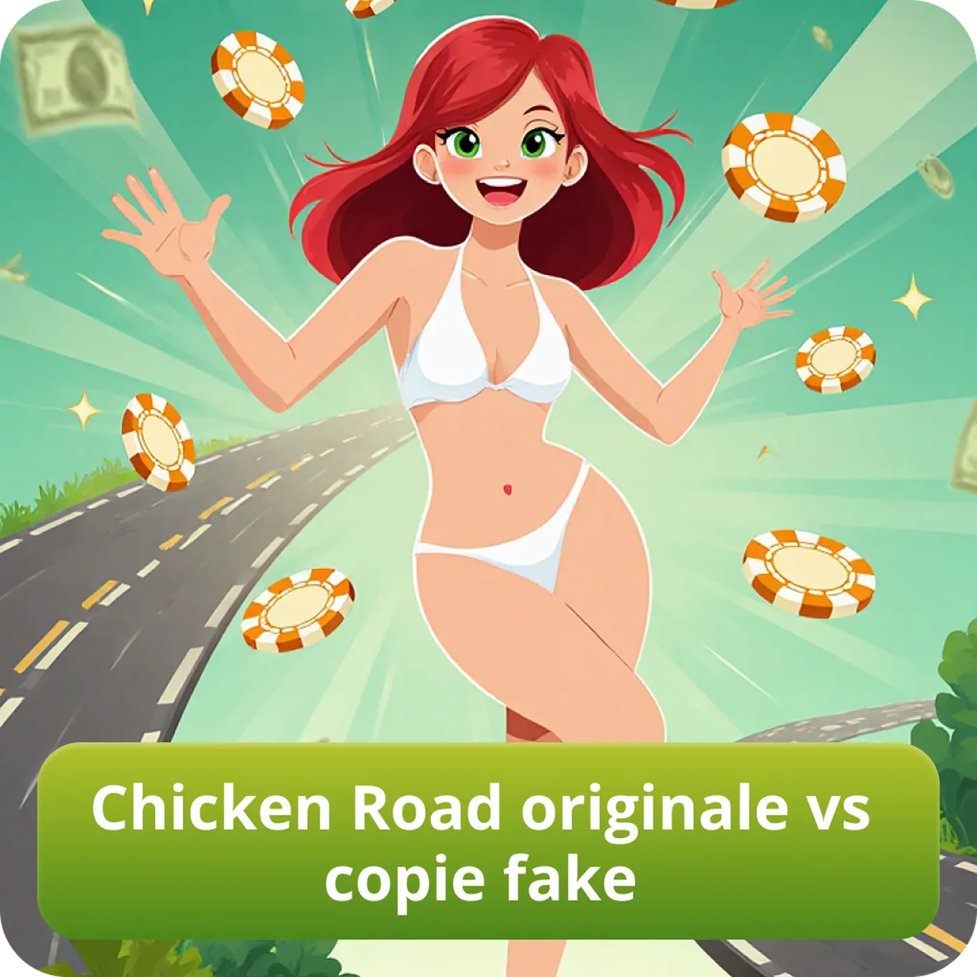 Chicken Road originale vs copie fake